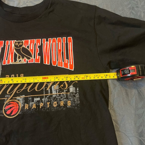 OVO Toronto Raptors Best in the World 2019 Champions Drake T Shirt Mens Small - Picture 7 of 9